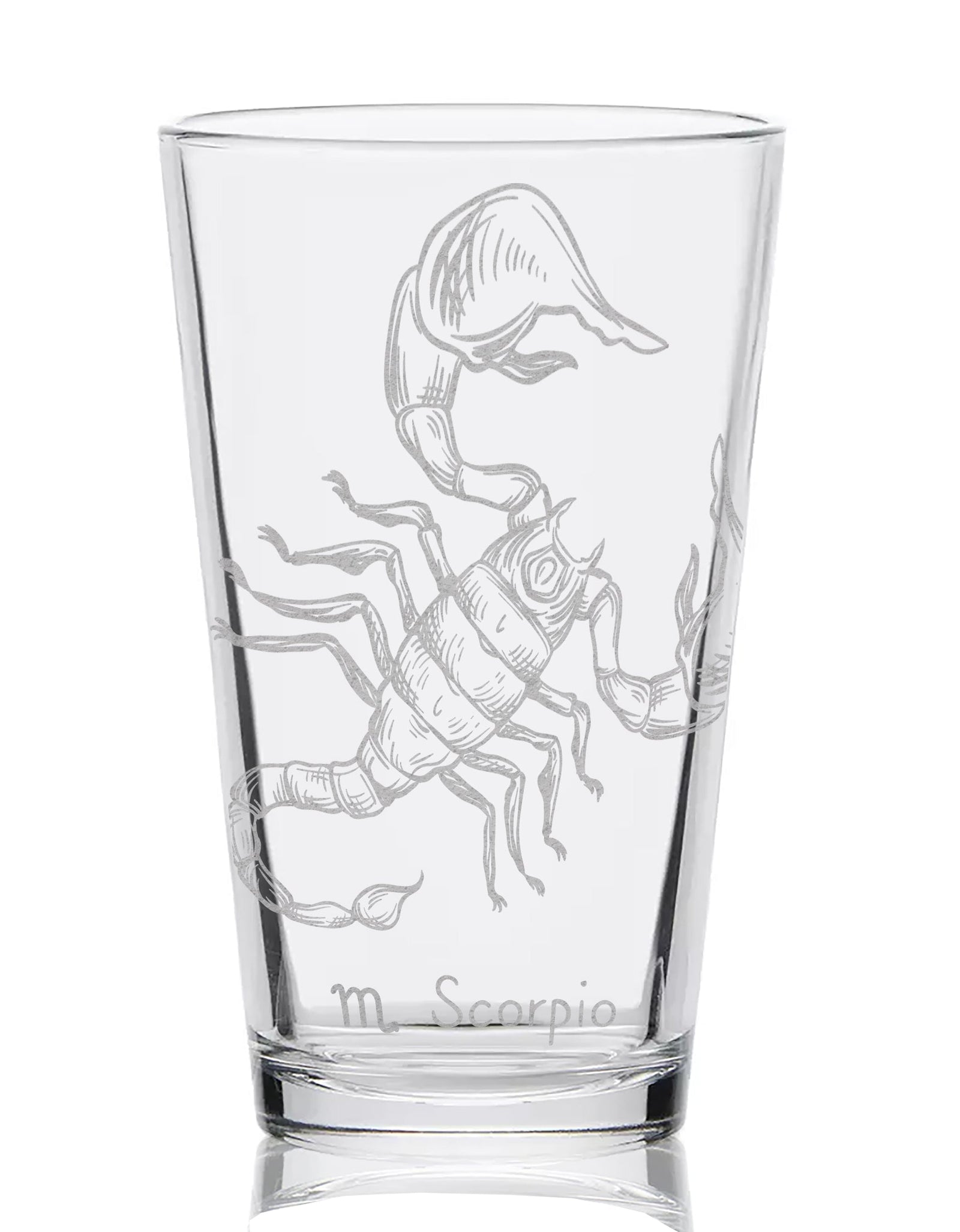 ZODIAC Pint Glasses by LumEngrave