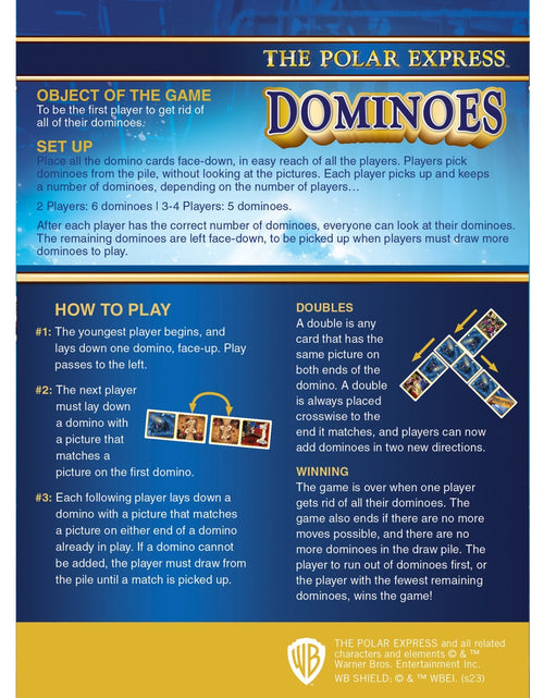 Load image into Gallery viewer, The Polar Express Picture Dominoes by MasterPieces Puzzle Company INC
