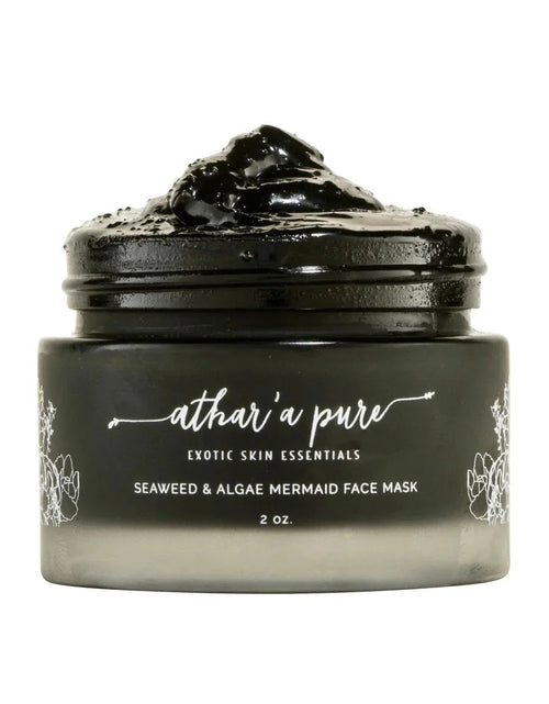 Load image into Gallery viewer, Seaweed &amp; Algae Mermaid Face Mask (Vegan, 100% Natural) by Athar'a Pure
