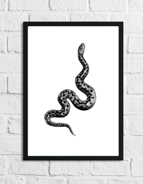 Load image into Gallery viewer, Serpent Snake Simple Home Wall Decor Print by WinsterCreations™ Official Store
