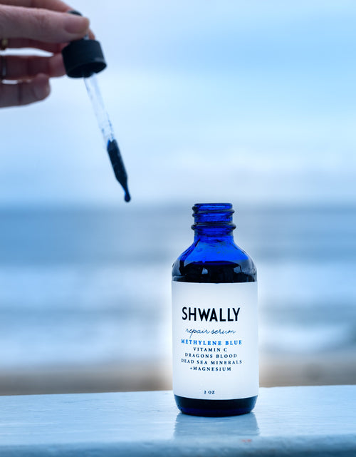 Load image into Gallery viewer, Shwally Methylene Blue Serum &amp; Tallow Balm 2-Step Bundle by Shwally
