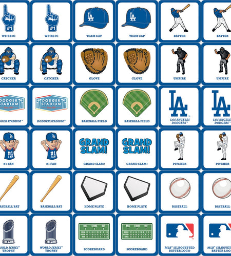 Los Angeles Dodgers Matching Game by MasterPieces Puzzle Company INC