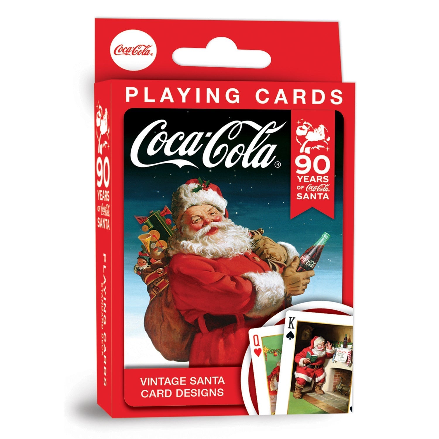 Coca-Cola Vintage Santa Playing Cards - 54 Card Deck by MasterPieces Puzzle Company INC