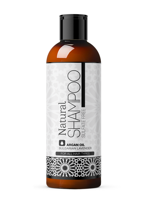 Load image into Gallery viewer, Argan Sulfate Free Shampoo Lavender 8 oz by Morgan Cosmetics
