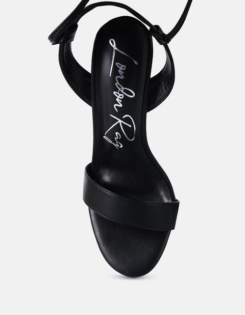 Load image into Gallery viewer, sheeny clear stiletto lace up heels by London Rag
