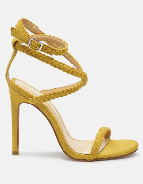 Load image into Gallery viewer, sherri ankle braided strap high heel sandals by London Rag
