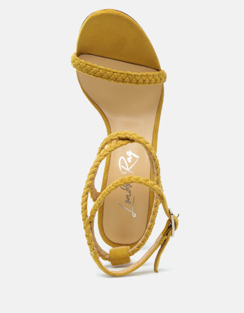 Load image into Gallery viewer, sherri ankle braided strap high heel sandals by London Rag
