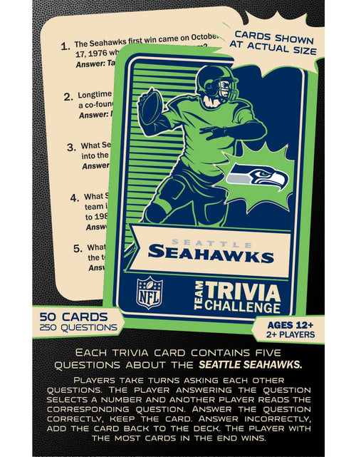 Load image into Gallery viewer, Seattle Seahawks Trivia Challenge by MasterPieces Puzzle Company INC
