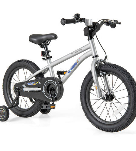 16-Inch Kids Bike Bicycle for Boys Girls 4-7 Adjustable with High Carbon Steel Frame-16 inches