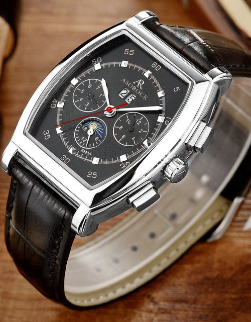 Load image into Gallery viewer, Silver/Black Ambassador (RESTOCK PRE-ORDER) by ASOROCK WATCHES
