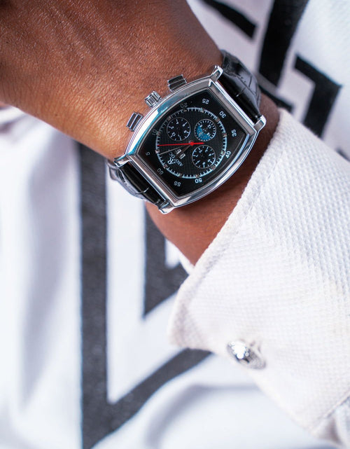 Load image into Gallery viewer, Silver/Black Ambassador (RESTOCK PRE-ORDER) by ASOROCK WATCHES
