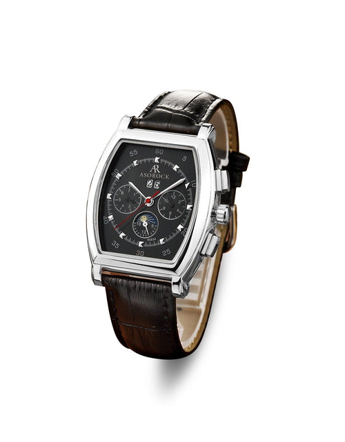 Load image into Gallery viewer, Silver/Black Ambassador (RESTOCK PRE-ORDER) by ASOROCK WATCHES
