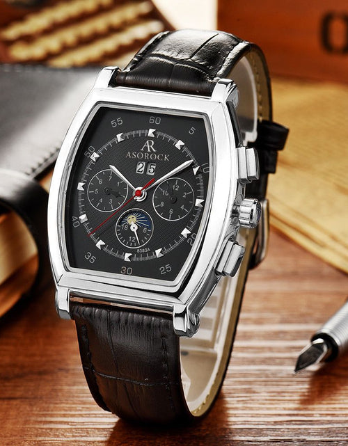 Load image into Gallery viewer, Silver/Black Ambassador (RESTOCK PRE-ORDER) by ASOROCK WATCHES
