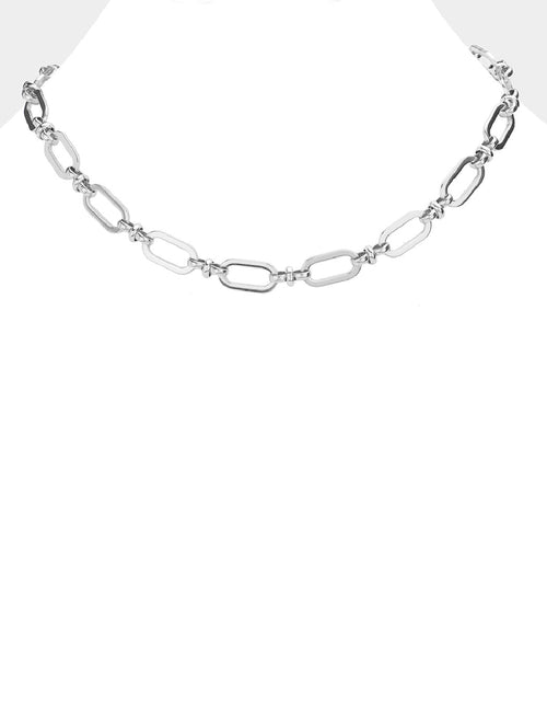Load image into Gallery viewer, Ovals and Bows Necklace by Embellish Your Life
