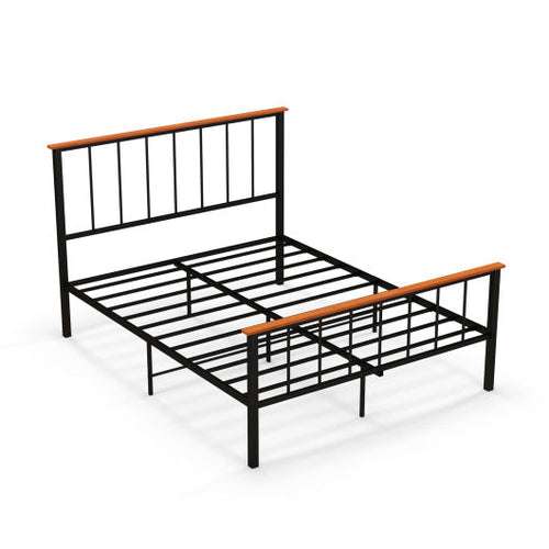 Load image into Gallery viewer, Full/Queen Bed Frame with Headboard and Footboard-Queen Size
