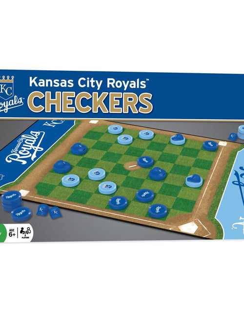 Load image into Gallery viewer, Kansas City Royals Checkers Board Game by MasterPieces Puzzle Company INC
