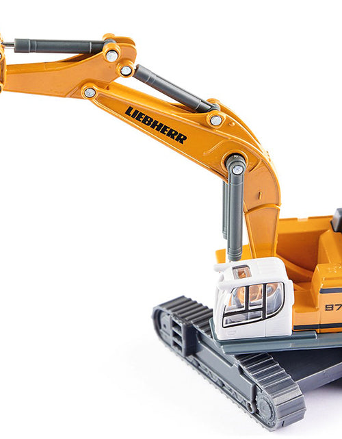 Load image into Gallery viewer, Liebherr 976 Hydraulic Excavator Yellow 1/87 (HO) Diecast Model by Siku
