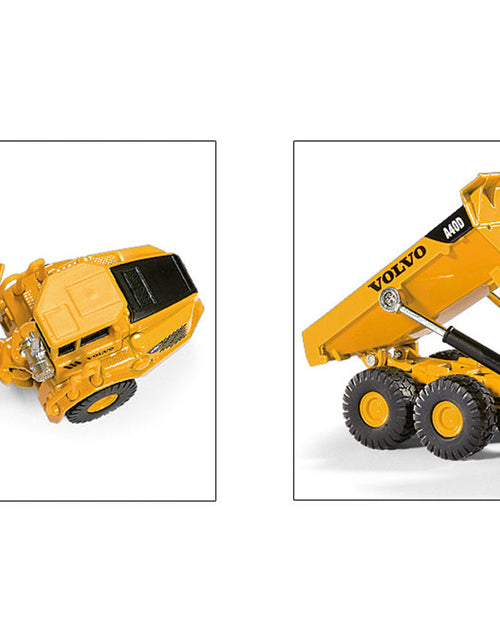 Load image into Gallery viewer, Volvo A40D Dump Truck Yellow 1/87 (HO) Diecast Model by Siku
