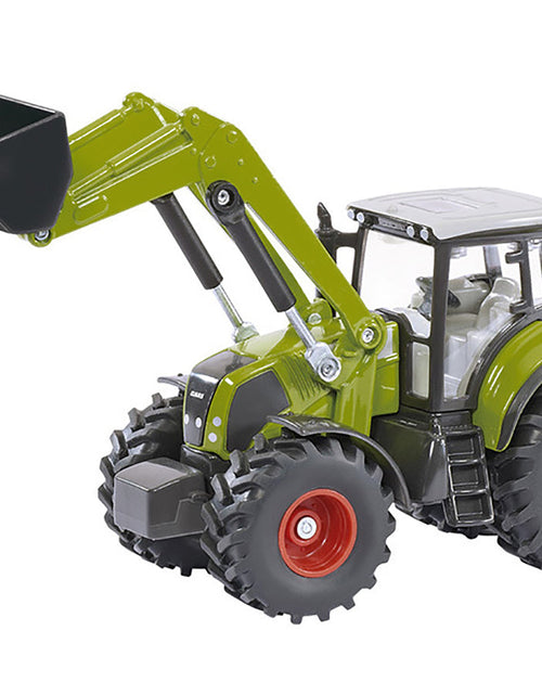 Load image into Gallery viewer, Claas Axion 850 Tractor with Front Loader Green with Gray Top 1/50 Diecast Model by Siku
