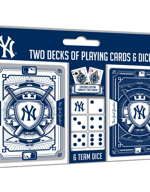 Load image into Gallery viewer, New York Yankees - 2-Pack Playing Cards &amp; Dice Set by MasterPieces Puzzle Company INC
