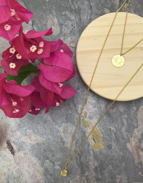 Load image into Gallery viewer, Layered North Star Bullet Necklace by SLATE + SALT
