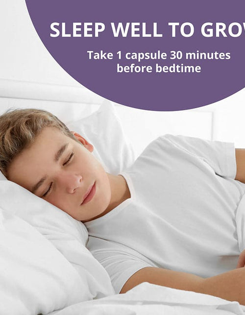 Load image into Gallery viewer, Sleep Xtra, Natural Non-Habit Forming Sleep Aid for Teens &amp; Adults, 60 Vegan Capsules by NuBest Nutrition®
