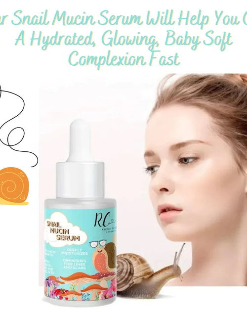 Load image into Gallery viewer, Snail Mucin Serum with Vitamin C &amp; E by Rosie Claire Cosmetics
