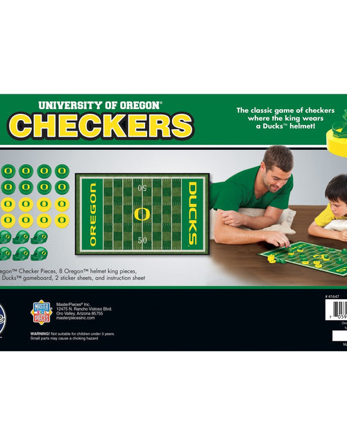 Load image into Gallery viewer, Oregon Ducks Checkers Board Game by MasterPieces Puzzle Company INC
