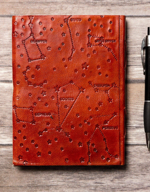 Load image into Gallery viewer, Another Adventure Quote Leather Journal by Soothi
