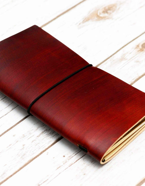 Load image into Gallery viewer, Custom Traveler's Leather Journals - TRAVELER'S JOURNALS by Soothi
