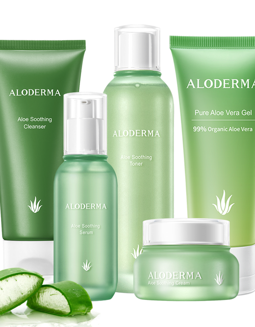 Load image into Gallery viewer, Signature Aloe Soothing Set by ALODERMA
