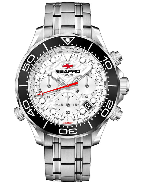 Load image into Gallery viewer, Seapro Men's Mondial Timer White Dial Watch - SP0151 by Balec Group

