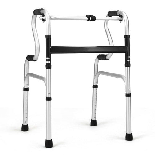 Load image into Gallery viewer, One-Button Folding Aluminum Walking Frame Walker
