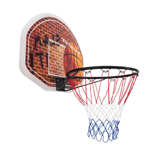 Load image into Gallery viewer, Wall Mounted Fan Backboard with Basketball Hoop and 2 Nets
