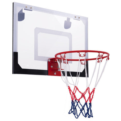 Load image into Gallery viewer, Over-The-Door Mini Basketball Hoop Includes Basketball and 2 Nets
