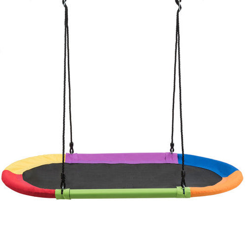 Load image into Gallery viewer, 60 Inch Saucer Surf Outdoor Adjustable Swing Set-Colorful
