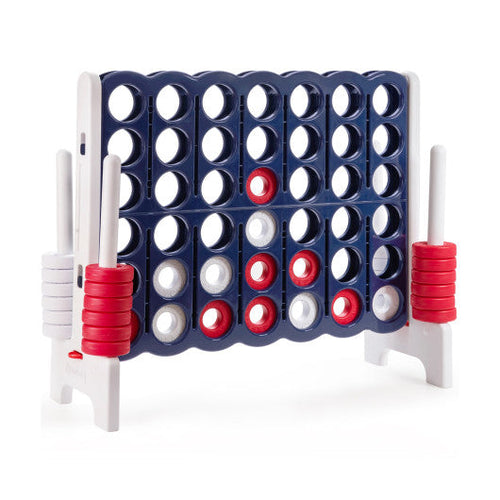 Load image into Gallery viewer, Jumbo 4 in a Row 4-to-Score Giant Game Set-White
