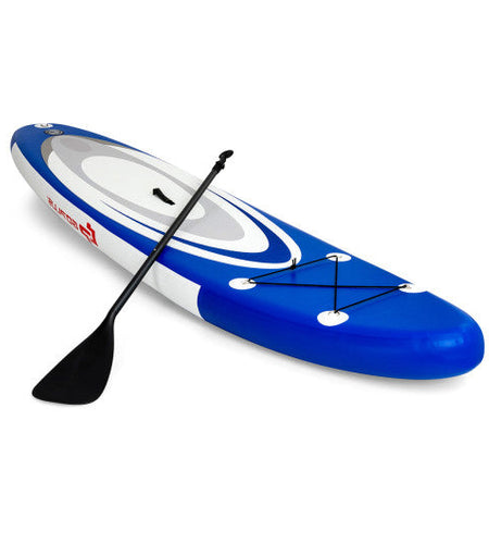 11 Feet Adjustable Inflatable Stand up Paddle SUP Surfboard with Bag