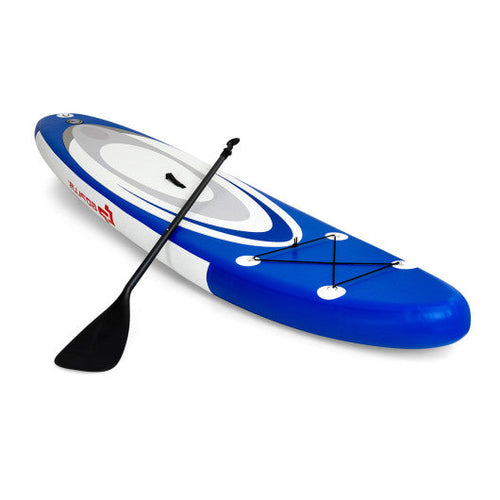 Load image into Gallery viewer, 11 Feet Adjustable Inflatable Stand up Paddle SUP Surfboard with Bag
