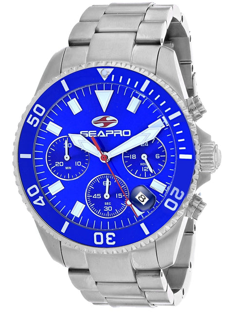 Load image into Gallery viewer, Seapro Men's Scuba 200 Chrono Blue Dial Watch - SP4352 by Balec Group
