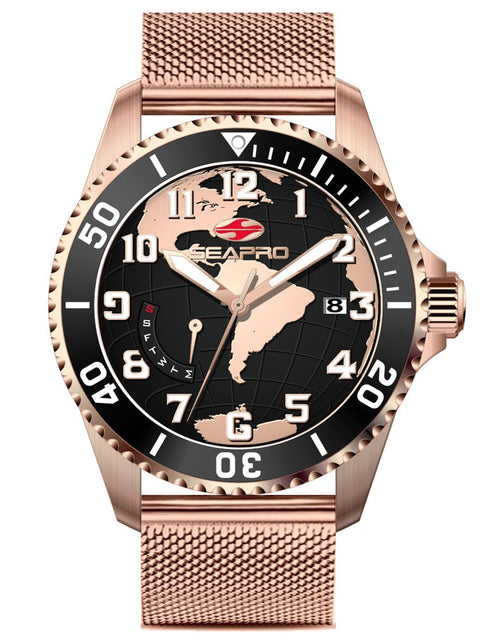 Load image into Gallery viewer, Seapro Men's Voyager Black Dial Watch - SP4763 by Balec Group
