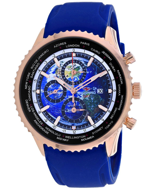 Load image into Gallery viewer, Seapro Men's Meridian World Timer GMT Blue Dial Watch - SP7522 by Balec Group
