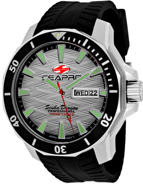 Load image into Gallery viewer, Seapro Men's Diver Limited Edition 1000 Meters Silver Dial Watch - SP8312 by Balec Group
