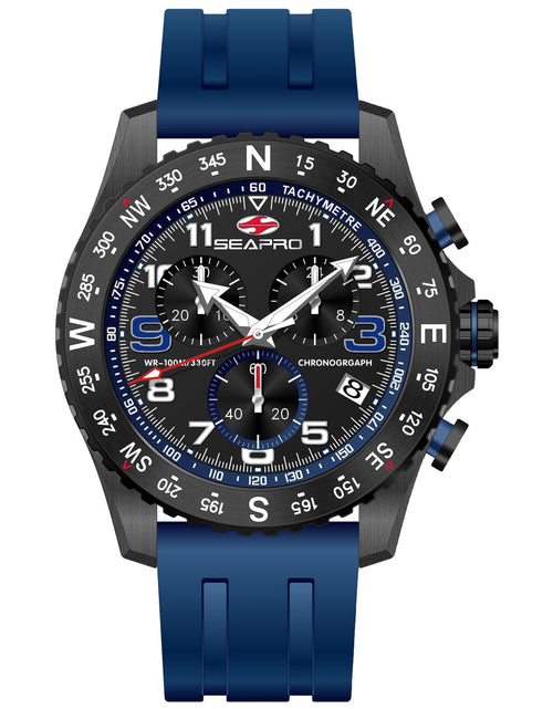 Load image into Gallery viewer, Seapro Men's Gallantry Black Dial Watch - SP9733 by Balec Group

