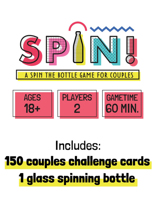 Load image into Gallery viewer, SPIN! A Spin the Bottle Game for Couples by Crated with Love
