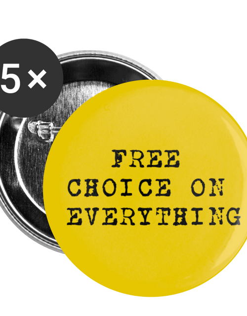 Load image into Gallery viewer, Buttons large 2.2'' (5-pack) by Proud Libertarian
