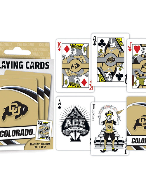 Load image into Gallery viewer, Colorado Buffaloes Playing Cards - 54 Card Deck by MasterPieces Puzzle Company INC
