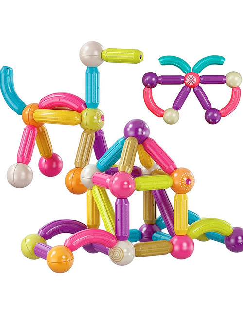 Load image into Gallery viewer, Contixo ST2 Kids Magnetic Stix Stick 68 PCs 3D Building Blocks by Contixo
