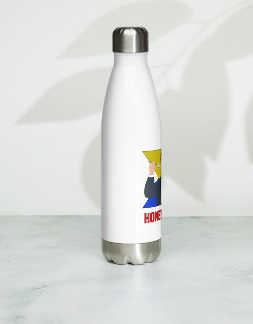 Load image into Gallery viewer, Honey I Shrunk the Fed Stainless Steel Water Bottle by Proud Libertarian
