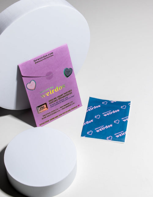 Load image into Gallery viewer, 16x Healing Heart Pimple Patches by Skincare for Weirdos
